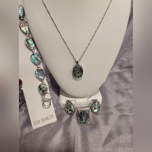 Abalone Style Jewerly Set